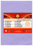 2008-09 Upper Deck McDonald's Canadian Goalie Checklist CL-CGY Miikka Kiprusoff flames