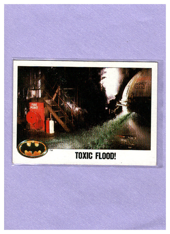 1989 Topps Batman 29 TOXIC FLOOD