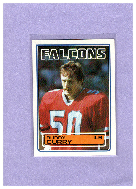 1983 TOPPS 17 BUDDY CURRY RC FALCONS