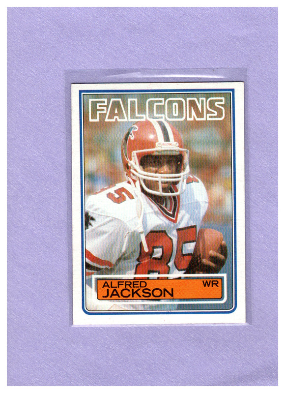 1983 TOPPS 18 ALFRED JACKSON FALCONS