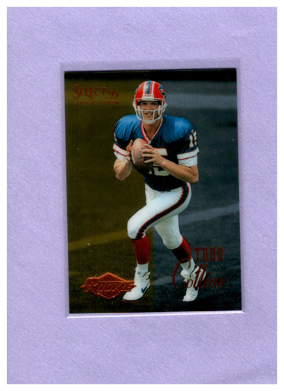 1995 Select Certified 105 Todd Collins RC BILLS