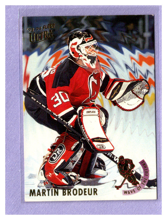 THE DOLLAR BIN 1993-94 Ultra Wave of the Future 2 Martin Brodeur DEVILS