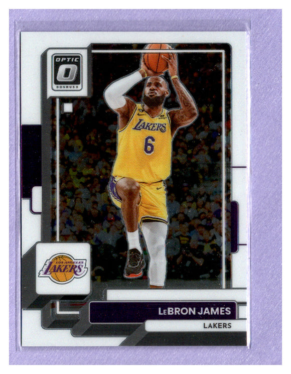 THE DOLLAR BIN 2022-23 DONRUSS OPTIC 116 LEBRON JAMES LAKERS