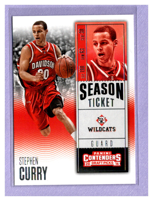 THE DOLLAR BIN 2016 PANINI CONTENDERS DRAFT PICKS 88 STEPHEN CURRY WILDCATS