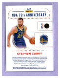 FIVE DOLLAR FIRE 2021-22 Panini Prizm NBA 75th Logo Retail 14 STEPHEN CURRY WARRIORS