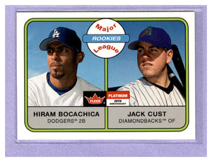 2001 Fleer Platinum 262 Hiram Bocachica Jack Cust SP DODGERS DIAMONDBACKS