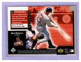 THE DOLLAR BIN 1999 Upper Deck Ovation ReMarkable Moments M9 MARK MCGWIRE CARDINALS