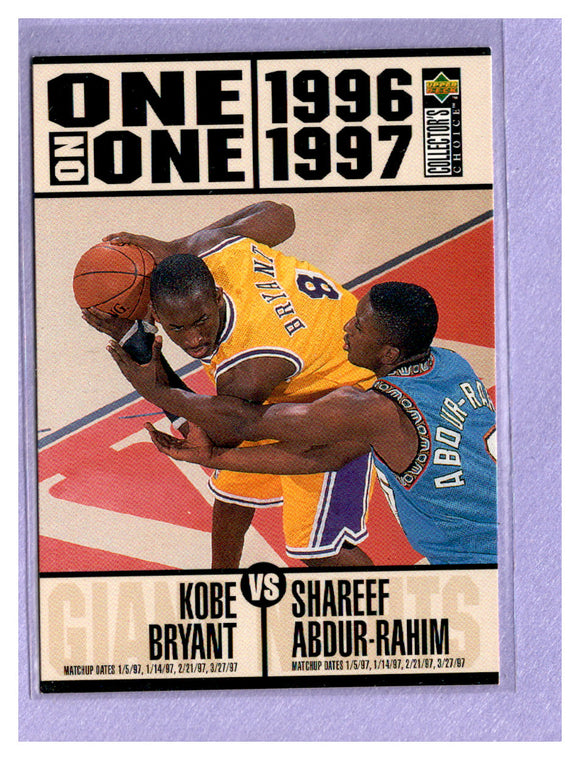 THE DOLLAR BIN 1996-97 Collector's Choice 361 Kobe Bryant Shareef Abdur-Rahim LAKERS GRIZZLIES