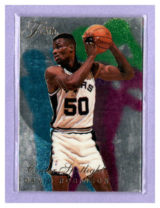 TWO DOLLAR TOUGHIE 1994-95 FLAIR CENTER SPOTLIGHT 5 DAVID ROBINSON SPURS