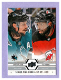 2019-20 UPPER DECK SERIES 2 HOCKEY 351-450