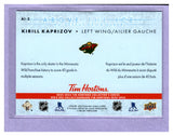 THE DOLLAR BIN 2024-25 TIM HORTONS ABOVE THE ICE AI-2 KIRILL KAPRIZOV WILD