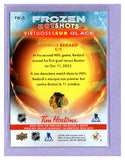 THE DOLLAR BIN 2024-25 UPPER DECK TIM HORTONS FROZEN HOT SHOTS FH-5 CONNOR BEDARD BLACKHAWKS