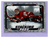 THE DOLLAR BIN 1996-97 Pinnacle Be a Player Stacking the Pads 2 CHRIS OSGOOD RED WINGS