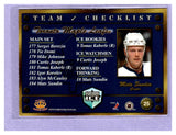 THE DOLLAR BIN 1998-99 Pacific Dynagon Ice Team Checklist 25 MATS SUNDIN MAPLE LEAFS