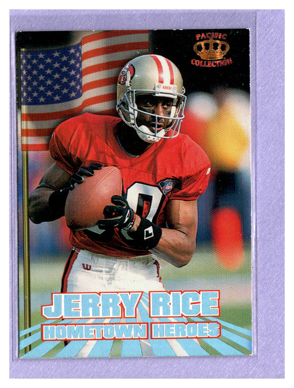 THE DOLLAR BIN 1995 Pacific Hometown Heroes HH-9 JERRY RICE 49ERS