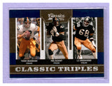 TWO DOLLAR TOUGHIE 2010 Panini Classics Classic Triples 2 BRADSHAW BLOUNT GREENWOOD STEELERS