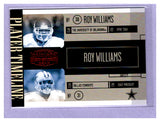 THE DOLLAR BIN 2006 Donruss Gridiron Gear Player Timeline Red PT-12 ROY WILLIAMS COWBOYS