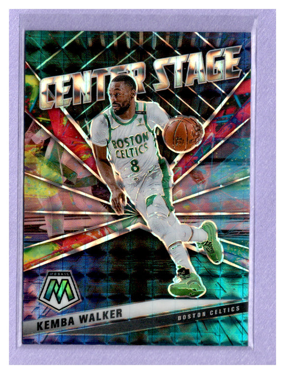 TWO DOLLAR TOUGHIE 2020-21 PANINI MOSAIC CENTER STAGE MOSAIC 14 KEMBA WALKER CELTICS