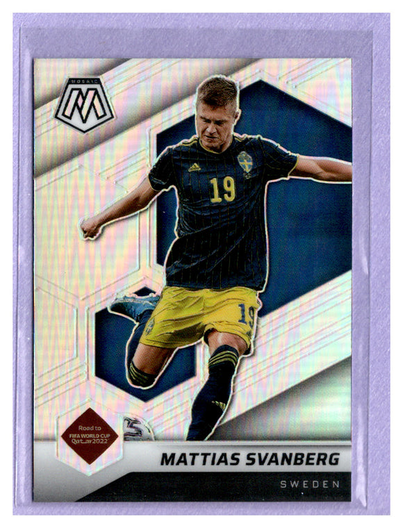 THE DOLLAR BIN 2021-22 Panini Mosaic Road to FIFA World Cup Silver 88 MATTIAS SVANBERG SWEDEN