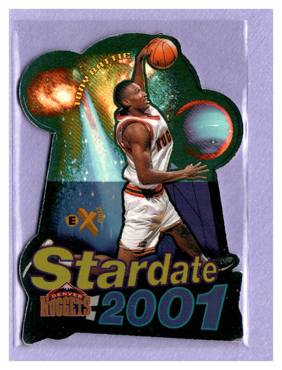 THE DOLLAR BIN 1997-98 E-X2001 Star Date 2001 2 TONY BATTIE NUGGETS