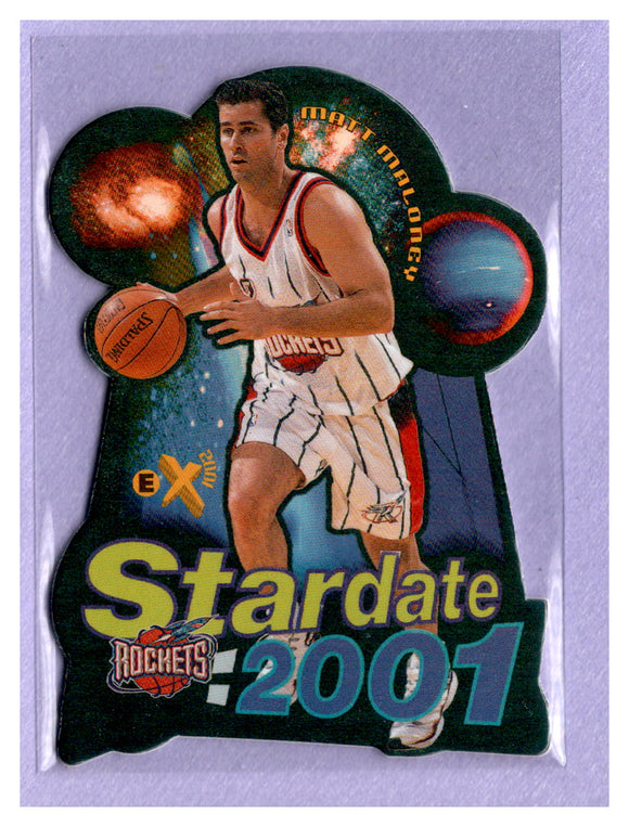 THE DOLLAR BIN 1997-98 E-X2001 Star Date 2001 8 MATT MALONEY ROCKETS