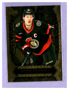 THE DOLLAR BIN 2024-25 UPPER DECK TIM HORTONS PURE GOLD PG-2 BRADY TKACHUK SENATORS