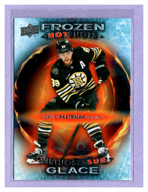 THE DOLLAR BIN 2024-25 UPPER DECK TIM HORTONS FROZEN HOT SHOTS FH-8 DAVID PASTRNAK BRUINS