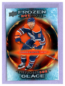 THE DOLLAR BIN 2024-25 UPPER DECK TIM HORTONS FROZEN HOT SHOTS FH-18 CONNOR MCDAVID OILERS