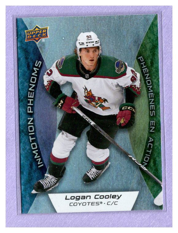 THE DOLLAR BIN 2024-25 UPPER DECK TIM HORTONS INMOTION PHENOMS MP-8 LOGAN COOLEY COYOTES