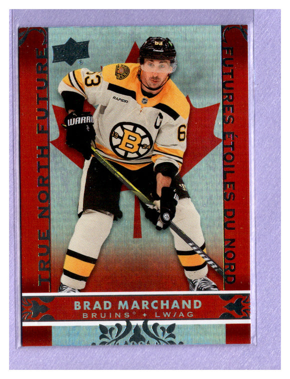 THE DOLLAR BIN 2024-25 TIM HORTONS TRUE NORTH FUTURE TN-3 BRAD MARCHAND BRUINS