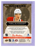 THE DOLLAR BIN 2024-25 UPPER DECK TIM HORTONS PURE GOLD PG-15 JURAJ SLAPJOBSKY CANADIENS