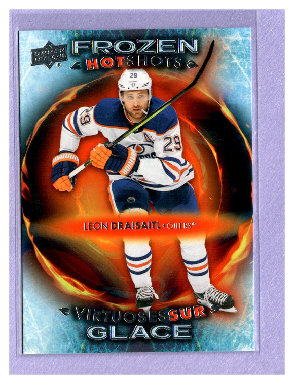 THE DOLLAR BIN 2024-25 UPPER DECK TIM HORTONS FROZEN HOT SHOTS FH-3 LEON DRAISAITL OILERS