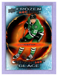 THE DOLLAR BIN 2024-25 UPPER DECK TIM HORTONS FROZEN HOT SHOTS FH-16 JASON ROBERTSON STARS