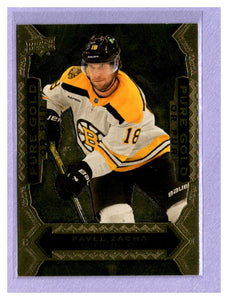 THE DOLLAR BIN 2024-25 UPPER DECK TIM HORTONS PURE GOLD PG-3 PAVEL ZACHA BRUINS