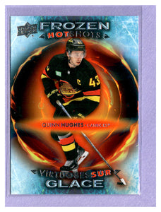 THE DOLLAR BIN 2024-25 UPPER DECK TIM HORTONS FROZEN HOT SHOTS FH-13 QUINN HUGHES CANUCKS