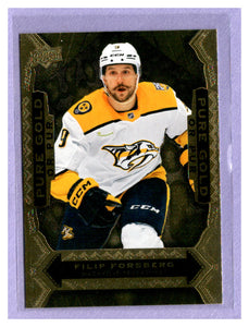 THE DOLLAR BIN 2024-25 UPPER DECK TIM HORTONS PURE GOLD PG-14 FILIP FORSBERG PREDATORS