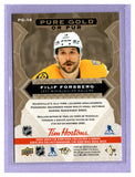 THE DOLLAR BIN 2024-25 UPPER DECK TIM HORTONS PURE GOLD PG-14 FILIP FORSBERG PREDATORS