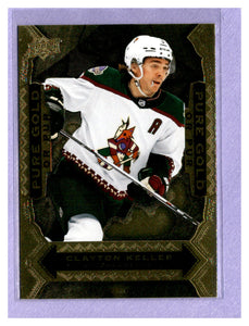 THE DOLLAR BIN 2024-25 UPPER DECK TIM HORTONS PURE GOLD PG-16 CLAYTON KELLER COYOTES