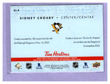 THE DOLLAR BIN 2024-25 UPPER DECK TIM HORTONS ABOVE THE ICE AI-8 SIDNEY CROSBY PENGUINS