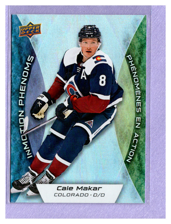 THE DOLLAR BIN 2024-25 UPPER DECK TIM HORTONS INMOTION PHENOMS MP-1 CALE MAKAR AVALANCHE