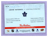 THE DOLLAR BIN 2024-25 UPPER DECK TIM HORTONS ABOVE THE ICE AI-10 JOHN TAVARES MAPLE LEAFS