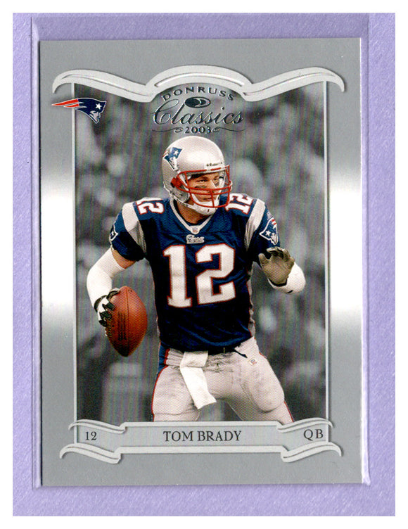 THE DOLLAR BIN 2003 DONRUSS CLASSICS 57 TOM BRADY PATRIOTS