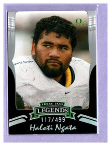 THE DOLLAR BIN 2006 Press Pass Legends Silver S32 HALOTI NGATA 117/499 DUCKS