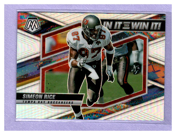 THE DOLLAR BIN 2022 Panini Mosaic In It to Win It Silver SB-15 SIMEON RICE BUCCANEERS