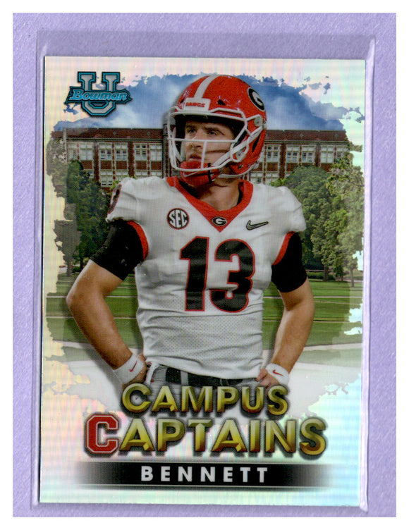 THE DOLLAR BIN 2022-23 Bowman's Best University Campus Captains CC-11 STETSON BENNETT GEORGIA