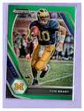 TWO DOLLAR TOUGHIE 2021 PANINI PRIZM DRAFT PICKS COLLEGIATE GREEN 6 TOM BRADY WOLVERINES