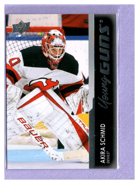 THE DOLLAR BIN 2021-22 UPPER DECK 716 AKIRA SCHMID RC YG DEVILS