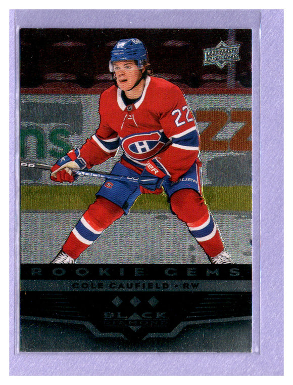 TWO DOLLAR TOUGHIE 2021-22 UPPER DECK 2005-06 BLACK DIAMOND RETRO BD-40 COLE CAUFIELD CANADIENS