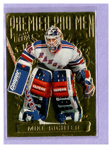 FIVE DOLLAR FIRE 1994-95 ULTRA PREMIER PAD MEN 5 MIKE RICHTER RANGERS